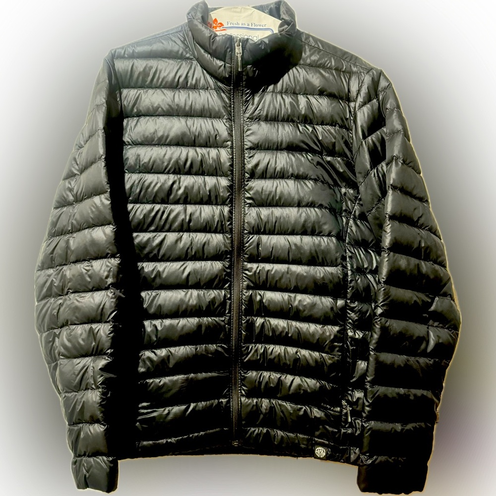 Black puffer jacket
